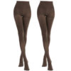 49821fe485a1ba2e MANZI Women's 2-6 Pairs Opaque Control Top Tights Comfort Stretch 70 Denier Pantyhose