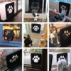 Dog Cat Lockable Magnetic Screen Outdoor Function Gates & Ramps Window Garden Tunnel Safety Self-Closing Flap Gate Pet Door