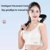49a7061474291074 2024 New Smart Curved Hook Fascia Gun Electric Massager Massage Hammer Electric Fascia Gun Home Handheld Hammer Back Artifact