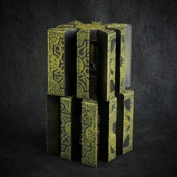 1PC Working Lemarchand's Lament Configuration Lock Puzzle Box from Hellraiser Decor Creative with Lock  Detachable Magic Cube