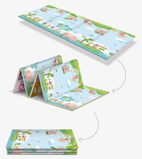 49b6588ce82cef23 New Waterproof Play Baby Room Decor Home Foldable Child Crawg Mat Double-sided Kid Rug Foam Carpet Game Playmat Gift