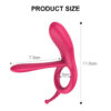49d3dbda3501afe8 Long Tongue Sleeve Ring Vibrator Men Massager 10 Frequency Clitoral Anal Stimulation Erotic Sex Toys for Couples