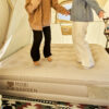 MOBI GARDEN Camping Air Mat Air Bed One-Piece Self-Inflating Cushion Portable Peach Skin Fabric PVC  Thickness 25~38cm