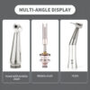 Dental FX Style Slow Speed Set Push Button 1:1 Contra Angle Air Motor Denspay Supplier 2/4 Hole Straight Handpiece