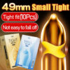 10pcs Ultra Thin Latex Smooth Condom 49mm Small Size For Men Sex Products Tight Durable Condoms Sex Toys For Couples Men Women
