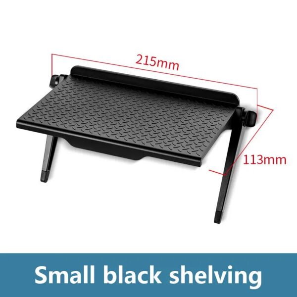 49f7fd11504e03be Punch-Free Computer Monitor Plastic TV Set-Top Box Screen Bracket Router Storage Rack