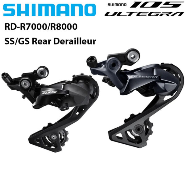 49fa49af5ddc6df7 SHIMANO 105 R7000 ULTEGRA R8000 11 Speed Rear Derailleur for Road Bike R7000 R8000 SS GS Road Bicycle Derailleurs Original Parts