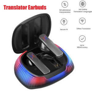 49fe9d57676b5207 B18 Wireless Bluetooth Noise Canceg Headphones 114 Languages Real-Time Travel Translator multifunctional earphone