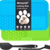 MateeyLife 3PCS Lick Mat for Dogs and Cats with Suction Cups, Dog Lick Mat for Anxiety Relief, Dog Toys to Keep Them Busy, Dog Enrichment Toys for Bathing, Cat Peanut Butter Lick Pad for Boredom