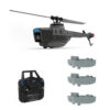 Black Hornet C128 Helicopter 4 Propellers 1080P Camera 6 Axis Electronic Gyroscope Air Pressure for Height Vs C186 RC Drone