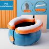 Toilet Portable Travel Baby Foldable Kids Potty Training Seat Easy to Clean With Storage Bag and 20 Garbage Bags