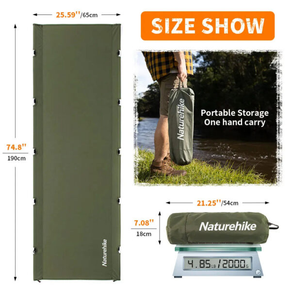 4a3c9ab7f1ebfc16 Naturehike XJC05 Camping Bed Ultra Light Supplies Hammock Bed Folding Cot Outdoor Hiking Supplies Bed NH20JJ001