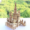 4a41ec03a6cc3fbe 3D Wooden Puzzle Saint Basil's Cathedral Building House Kits Castle Villa Model Jigsaw Teen DIY Toys For Children Kids Gift