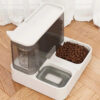 Large Capacity Automatic Cat Dispenser Drinking Water Bowl Pet Supplies Wet and Dry Separation Dog Food Container