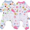 4a53cc77e49a8d51 2-Pack Dog Clothes Dogs Cats Onesie Soft Dog Pajamas Cotton Puppy Rompers Pet Jumpsuits Cozy Bodysuits for Small Dogs and Cats