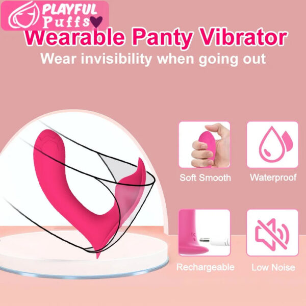 Wearable Vibrator Wireless Remote Control Love Egg Clitoral Vaginal Vibrator G-spot Toy Sexy Adult Sex Toy Female Masturbator
