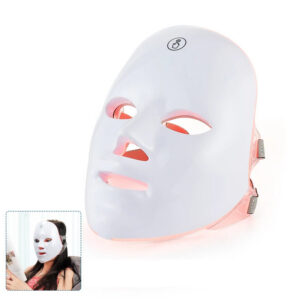 4a5c38265ef1e281 Wireless 7 Colors LED Face Beauty Machine Photon Facial Neck Skin Tighten Rejuvenation Facial Neck Mask