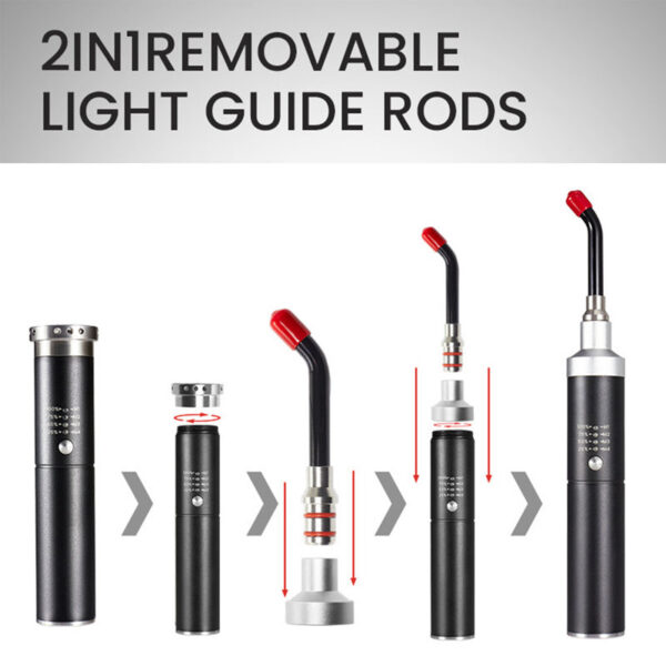 Professional Red Light Infrared Therapy Device Sore Canker Lip Handheld Oral Physiotherapy Wand Ear Nose Knee Health Pain Relief