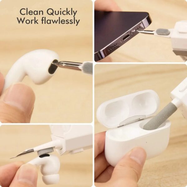 8 in 1 Computer Kit Camera Tablet Microfiber Screen Cleaner Tools Earphone Cleaning Brush Keycap Puller Card Taking