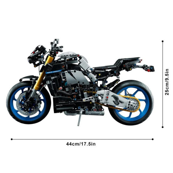New Technical Motorcycle Model Blocks Advanced Building Set For Adults Bricks Creative DIY Toys Gifts 1478PCS
