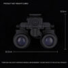 AN/PVS31 Dual-Tube  Binocular Night Vision Goggles Dummy Props Airsoft Helmet Accessories Model for Hunting Cosplay