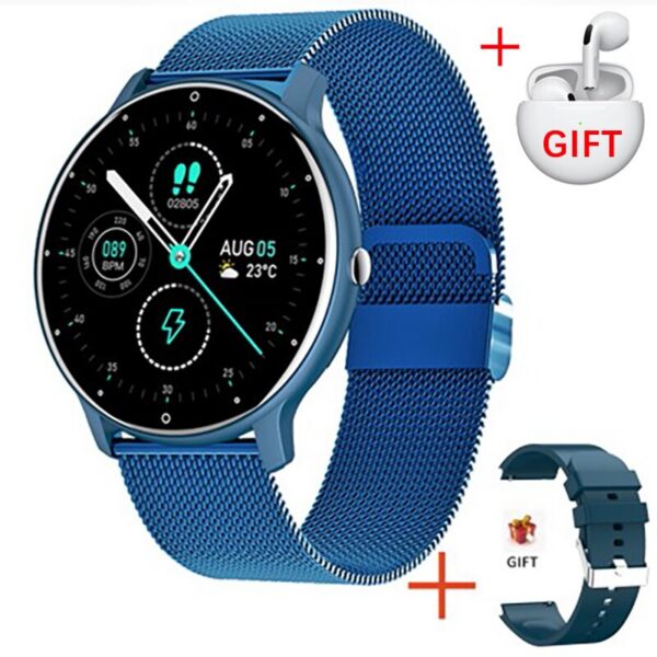 LIGE 2024 New Real-time Activity Tracker Heart Rate Monitor Sports Women Smart Watch Men Clock For Android IOS