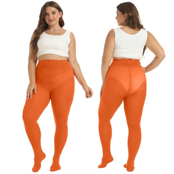 4aaa346f5eac8a18 MANZI Women's 2 Pairs Control Top Pantyhose High Waist Plus Size Tights Ultra-Soft