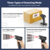 Eyoyo Barcode Scanner 2D Auto-sensing Screen Scanning 1D Bluetooth Bar Code Reader 2500mAh Power for Payment Warehouse Library