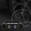 4abce9ab4f65def1 Intelligent TPMS Solar Tyre Monitoring System Parking Sensors For Cars Temperature Tire Air Pressure Gauge