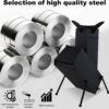 4ac447a4beaedaa0 Rocket Stove Wood Burning Camp Stove Rocket Stove for Cooking Portable Wood Mini Burning Stove, Fire Camping Stove for Cooking backyard cooking Camping grill outdoor events BBQ Comes with storage bag