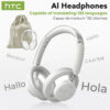 HTC HP06 Bluetooth V6.0 Wireless Open-Ear Headphones Foldable Punchy Bass Headset for PC Laptop phone TV lightweight Hollow Airy