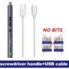 28/68/120 In 1 Electric Screwdriver Set Professional Large Capacity With LED Light Power Screw Driver Precision Repair Tools