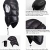 Winter Warm Ultralight Down Hood Waterproof Sleeping Bag Outdoor Camping Windproof Down Cap Hat with Storage Bag