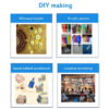 Multifunctional Mini Bench Drill Milling Machine 120W DIY High Precision Drilling Machine Chuck Hole Punching Machine