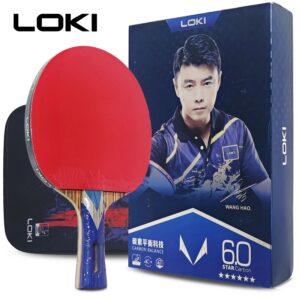 4af1d7042da8c778 Loki RXTON R-Series 5/6/7 Star Table Tennis Racket Carbon Balance Offensive Ping Pong Racket Professional Hollow Handle