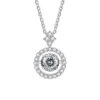 BIJOX STORY 1 CT Moissanite Pendant For Women Simulated Diamond Necklace S Sterling Sier Jewelry Girl Valentine's Day Gift