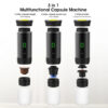 4b0d68fa9170e4d0 3 in 1 Portable hine Wireless Electric Espresso for Capsule Powder Travel Camping Coffee Maker
