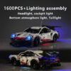4b19f9867a525279 1600+PCS 911RSR Technical 1:8 Building Blocks RC with Lights Racing Car Compatible 42096 Famous Sport Vehicle Model DIY Kid Toy