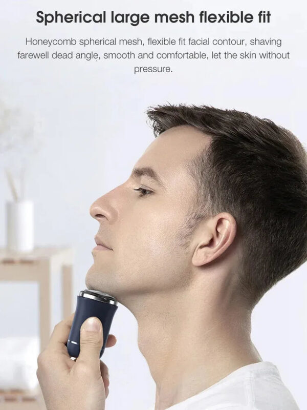ENCHEN Mini Face Shaver For Men Rechargeable Shaving Beard hine Wet-Dry Dual Use Waterproof Traveller Electric Razor 240124