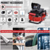 4b47a6023a8612bb 4.3'' Sewer Endoscope DVR,17/22MM Pipe Inspection HD 1000TVL Drain Camera Waterproof Borescope with 16GB Card