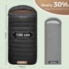 4b4a325e0ec7840b QEZER XXL Down Sleeping Bag,230cm x 100 cm Extra Large Sleeping Bag Lightweight and Warm for 3~4 Seasons Adults Outdoor Camping, Hiking and Backpacking