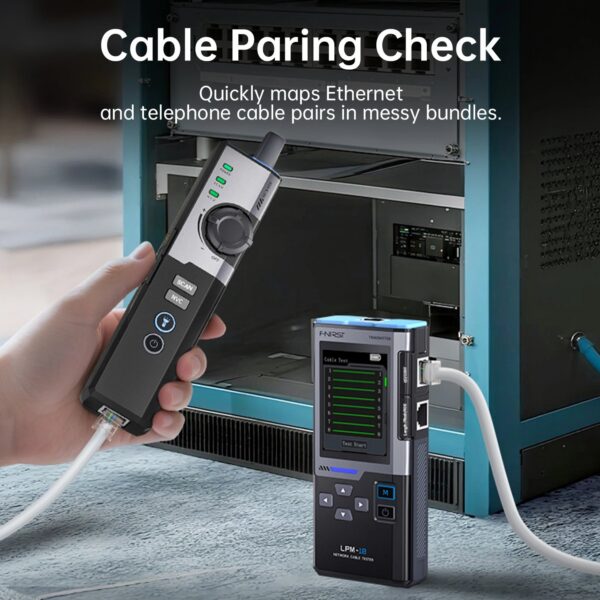 4b5d932d604fd0fd FNIRSI LPM-10A Smart Cable Locator RJ45 RJ11 Line Tracker Length Test Flash Port Anti-Interference Tool for Repair & Maintenance