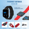 4b76ca6f6383fee4 BYHUBYENG Watch Receiver Wireless Calg System Waterproof Rechargeable Waiter Call Restaurant Pager Hookah Cafe Cic