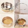 4b7b6cd3550d55dd Pet Feeder Water,10oz 20oz 30oz Bird Hamster Small Animal Cup with Holder,Stainless Steel 10oz Cage Coop Hook Cup for Small Animal Cage Bowl (10oz Stainless Steel Bowl)