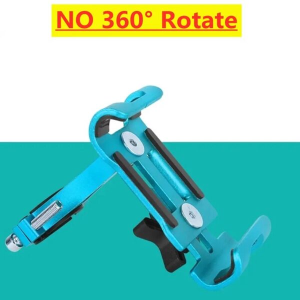 4b9244312f5c58ce Metal Motorcycle Bike Phone Holder Aluminum Alloy Anti-slip Bracket GPS Clip Universal Bicycle Stand Support for All Smartphones