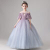 4b93b95bcc82e4f3 Kids for Girls Costumes Wedding Birthday New Year Party Evening Elegant Princess Summer Children’s Dress 4-12 Years K19