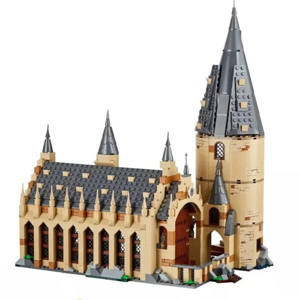4babf898b5aa35d7 In Stock Great Hall Castle Building Compatible 75954 DIY Model Blocks Bricks Movie Children's Toy Birthday Christmas Gifts