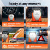 ETENWOLF ZEPHYR S3 Portable Tire Inflator 100% Duty Cycle 160 PSI Car Air Compressor 7800mAh For Cars Motorcycles Balls (New)