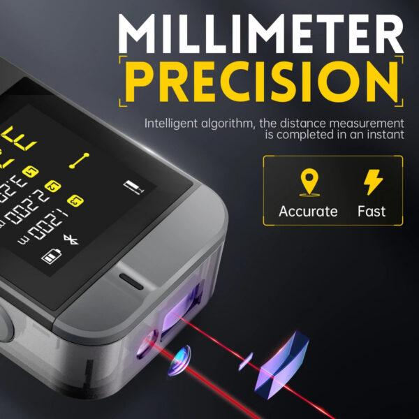 FNIRSI IR40 Smart Laser Rangefinder 40m Digital Distance Meter with APP Connection