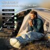 Naturehike Winter White Goose Down Sleeping Bag for Adults, 860FP Lightweight Compact Mummy Sleeping Bag for Camping, Backpacking and Hiking